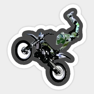 motocross freestyle Sticker